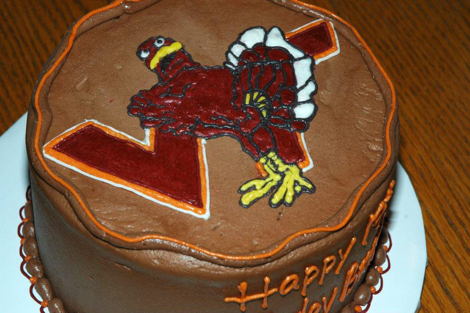 Virginia Tech Birthday Cake