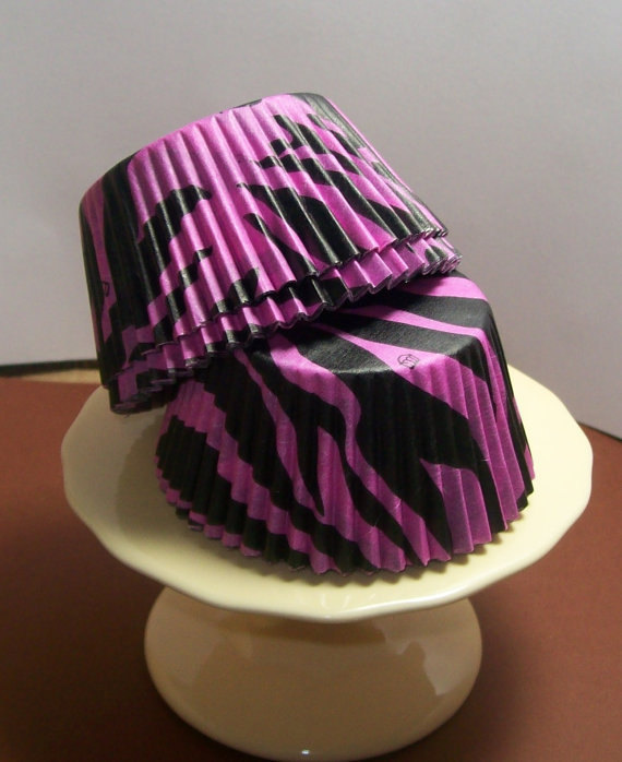 Zebra Print Cupcake Liners