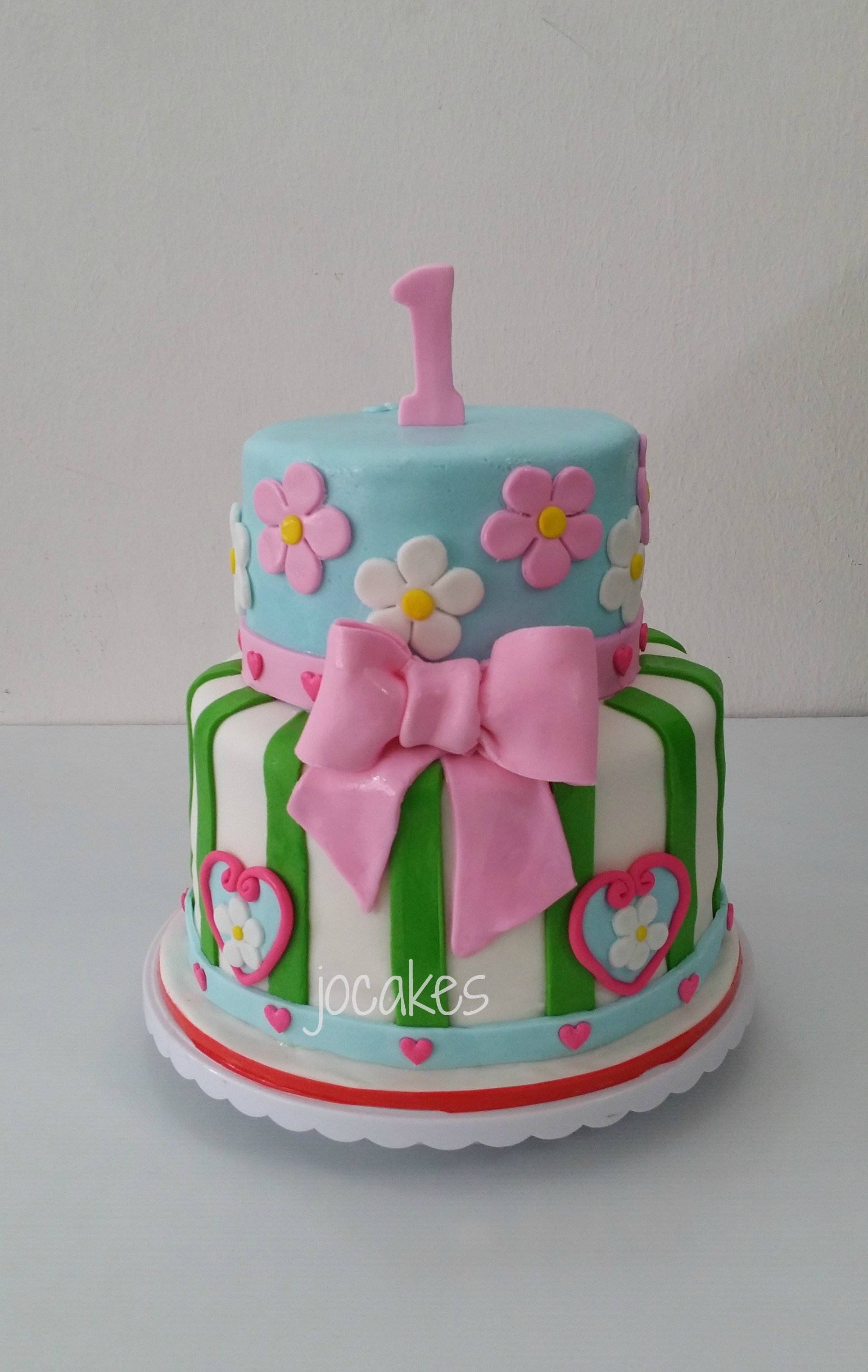 1 Year Old Girl Birthday Cake