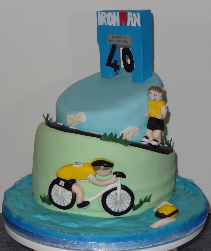 2 Tier Birthday Cake Men