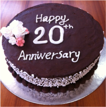 13 20 Year Anniversary Cakes Photo 20th Wedding Anniversary Cake