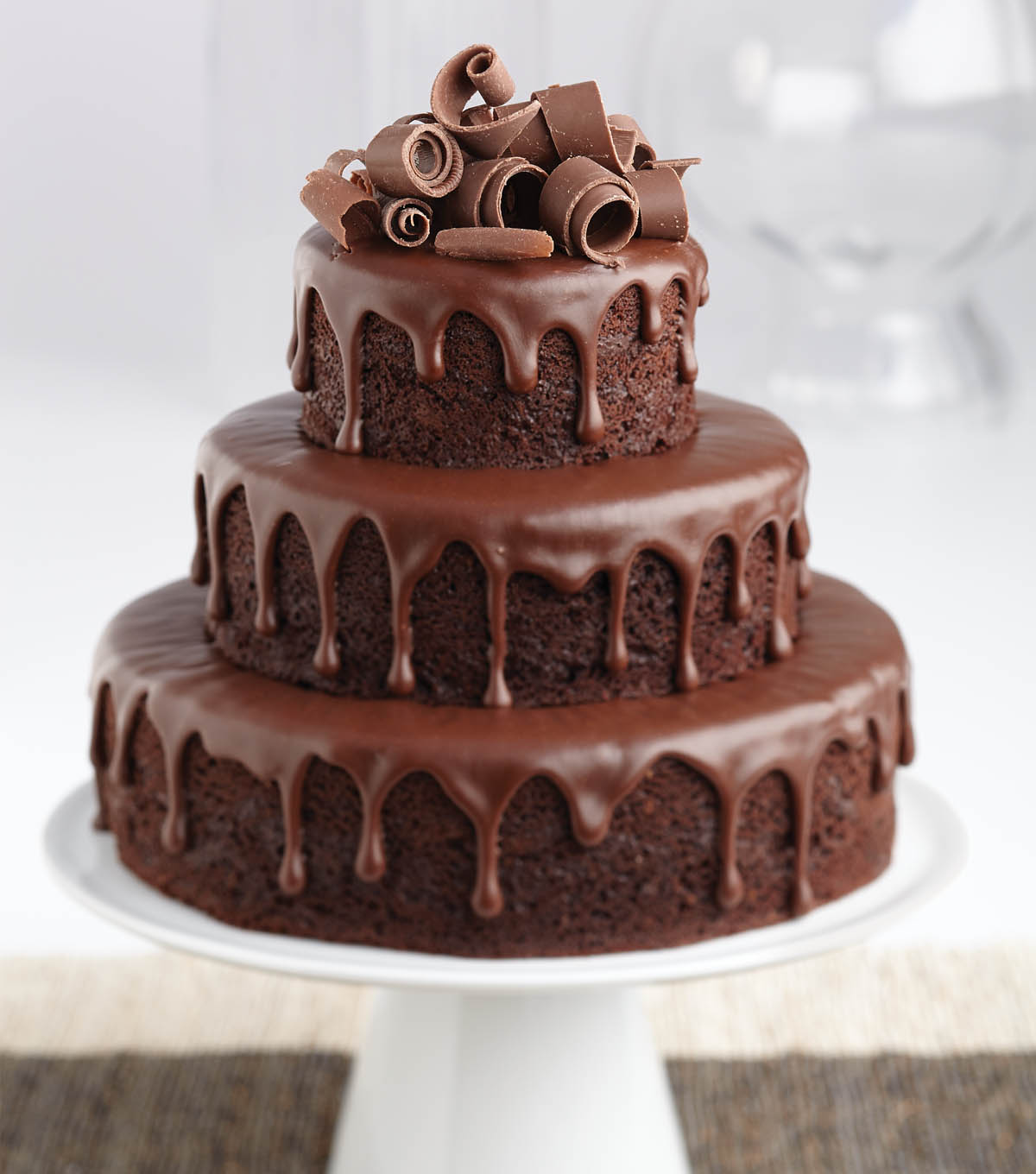 3 Tier Chocolate Birthday Cake