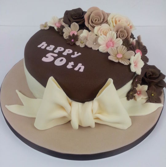 12 Photos of Fantastic Lady 50th Birthday Cakes