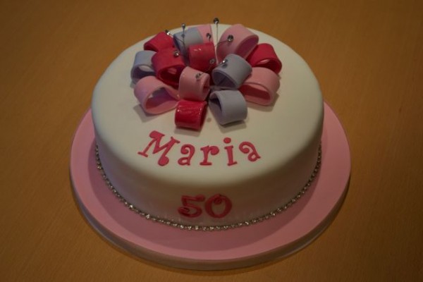 50th Ladies Birthday Cake