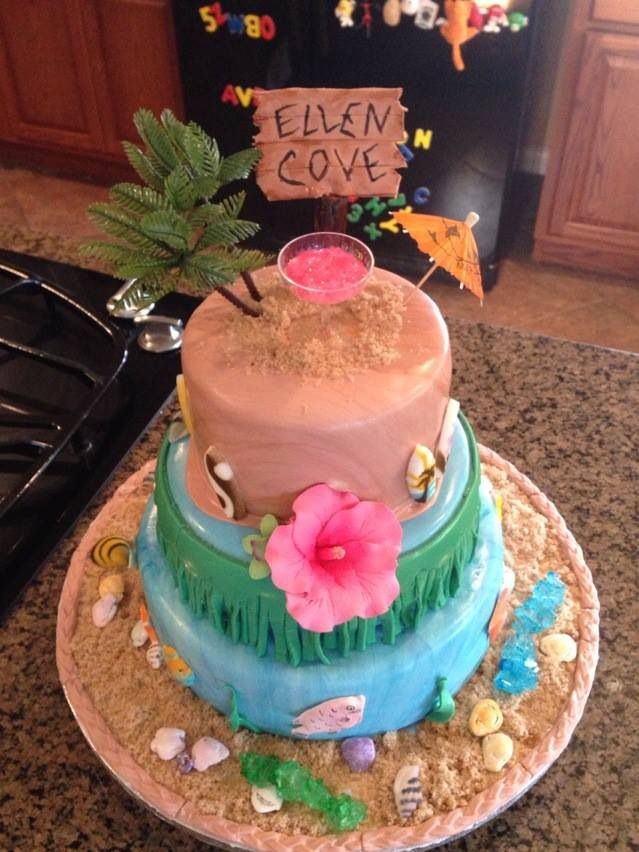 7 Photos of 60th Birthday Beach Cakes