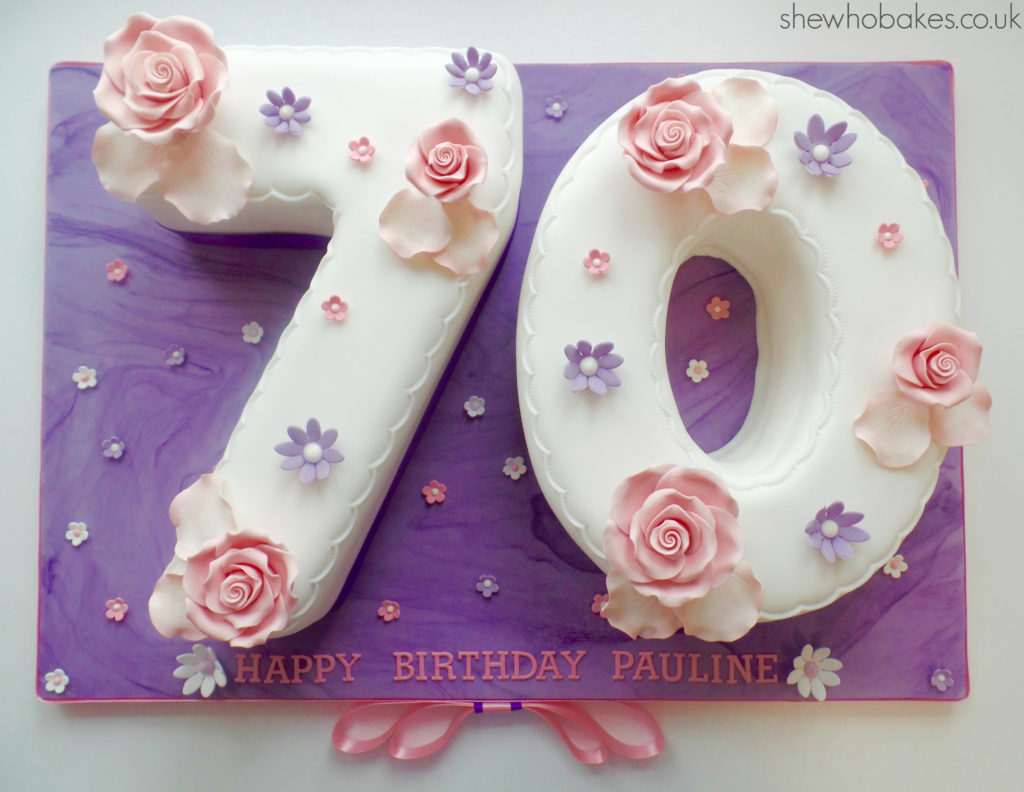 70th Birthday Cake Ideas