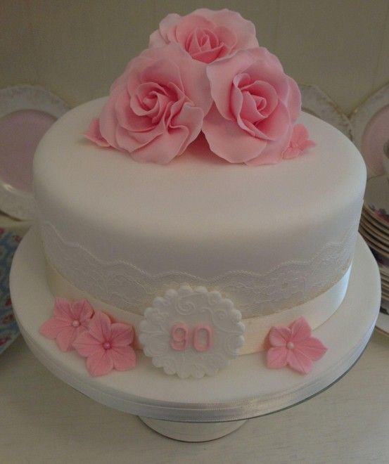 90th Birthday Cake