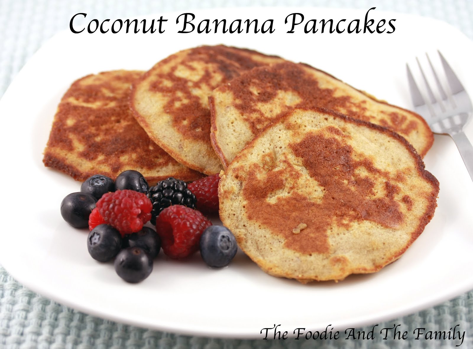 Banana Coconut Pancakes