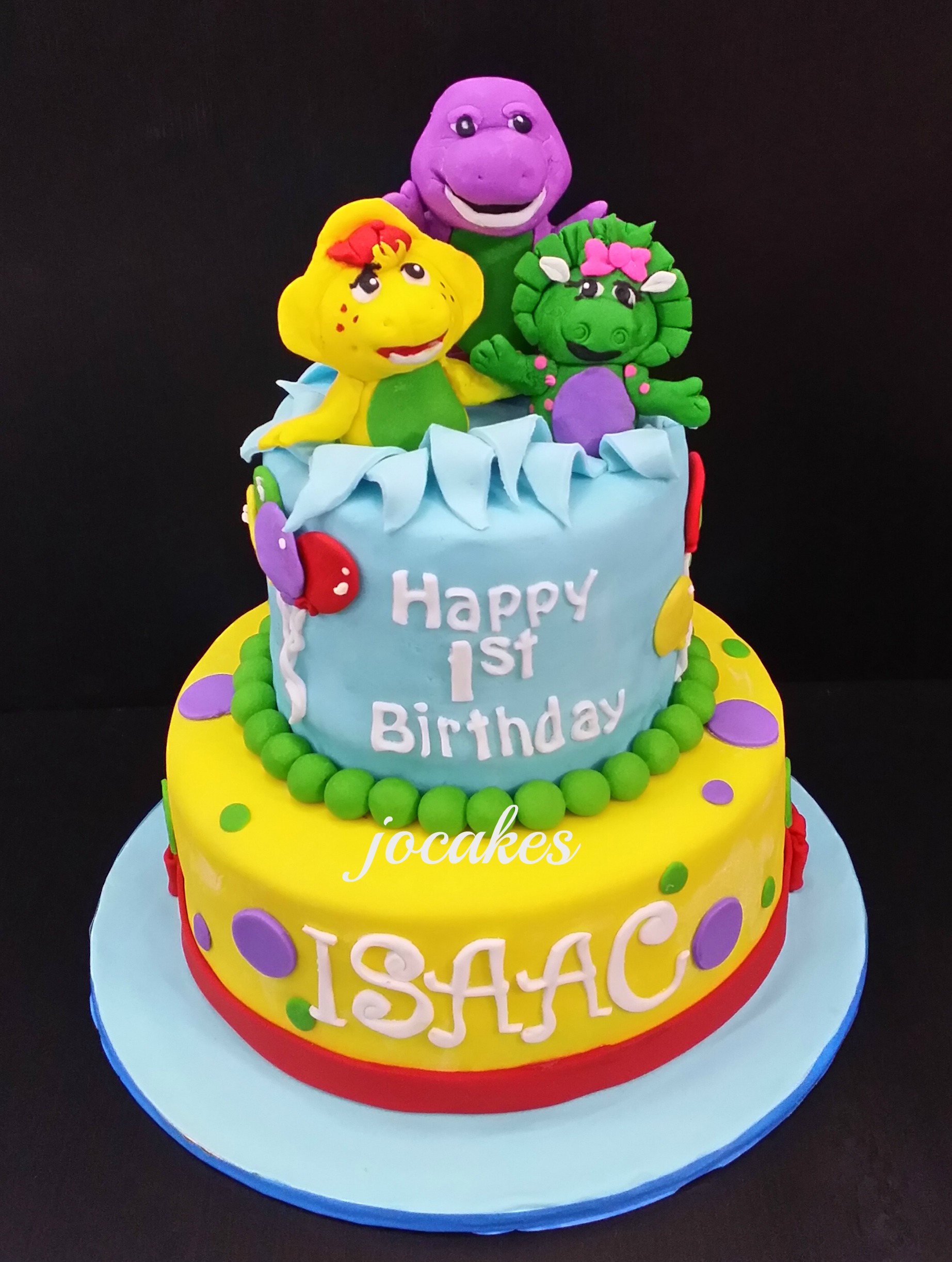 Barney and Friends Birthday Cake