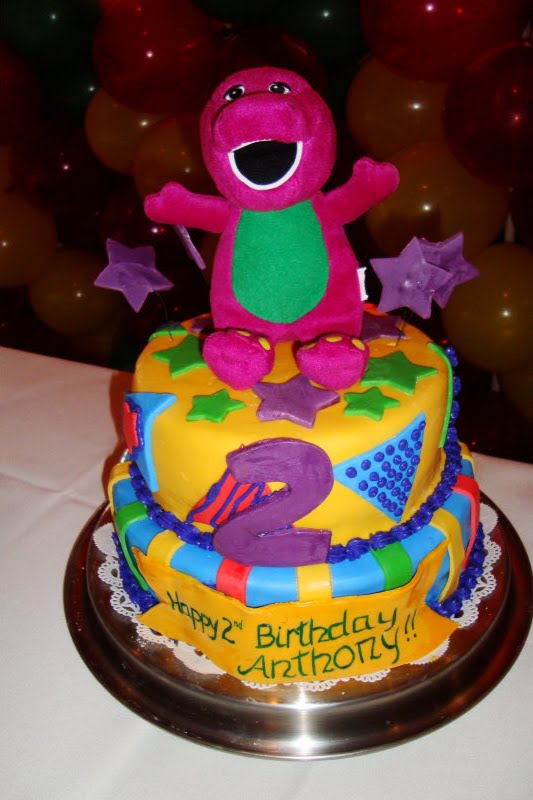 Barney Birthday Cake