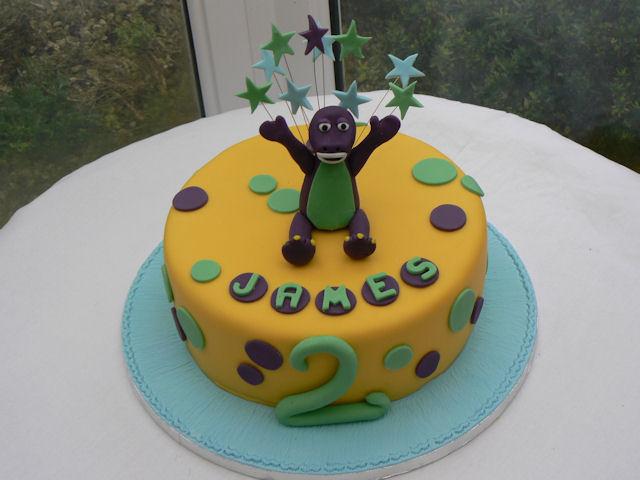 Barney Birthday Cake