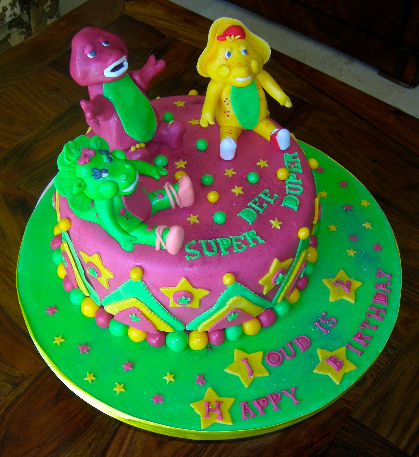 Barney Birthday Cake