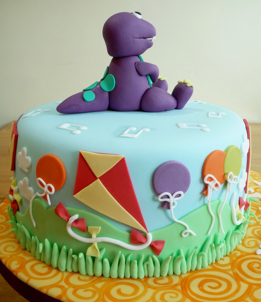 Barney Birthday Cake