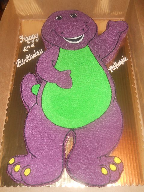 Barney Cake