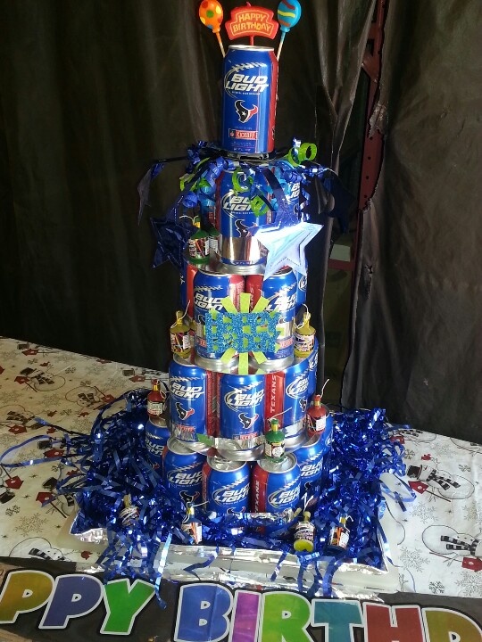 Beer Can Birthday Cake Ideas