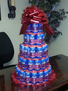 Beer Can Cake