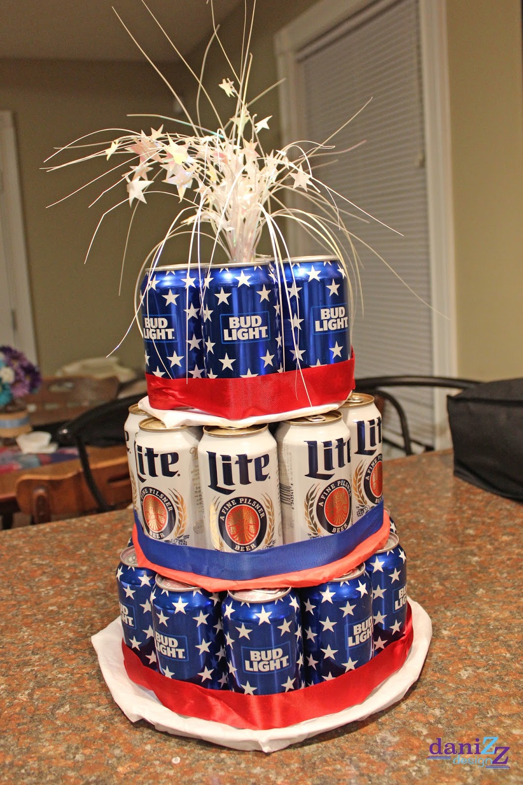 Beer Can Cake