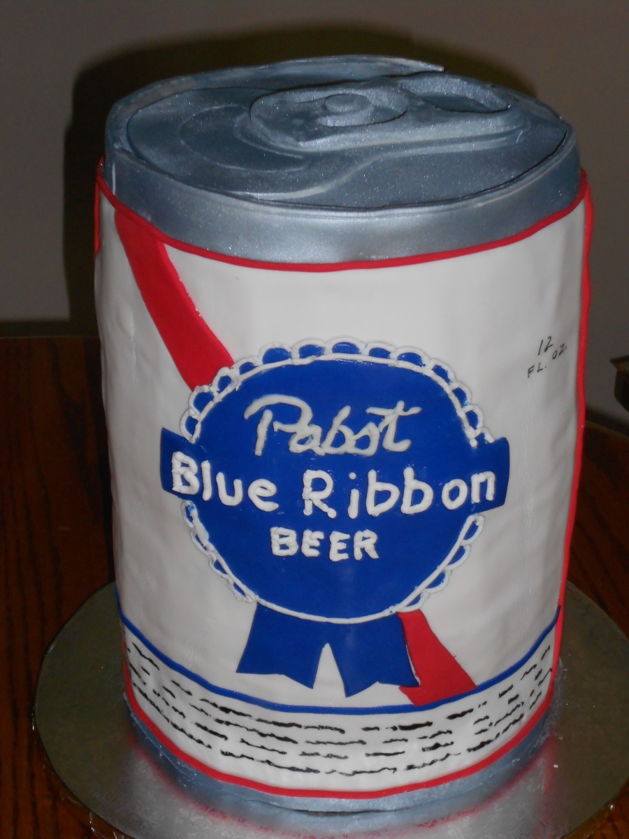 Beer Can Cake