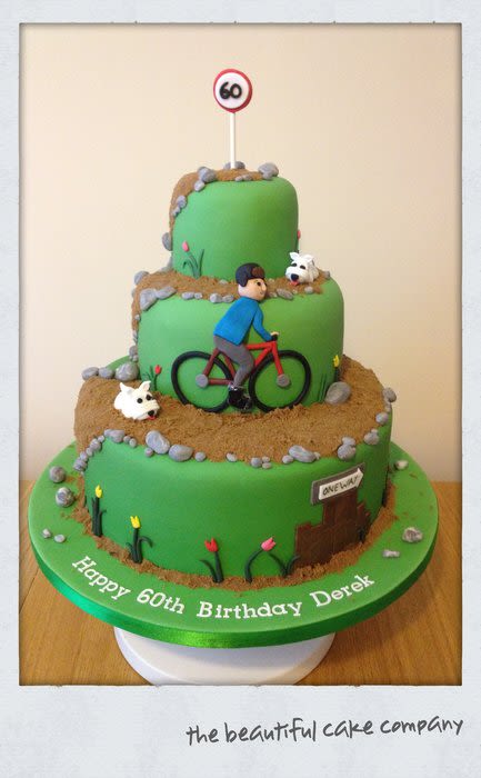 Bicycle Birthday Cake