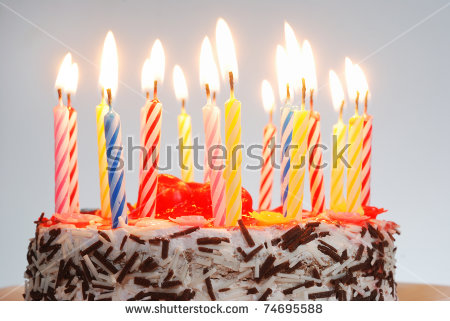 Birthday Cake with Candles