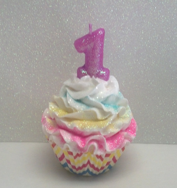 Birthday Cupcake Chevron