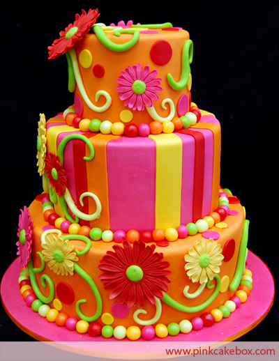 Bright Birthday Cake Ideas