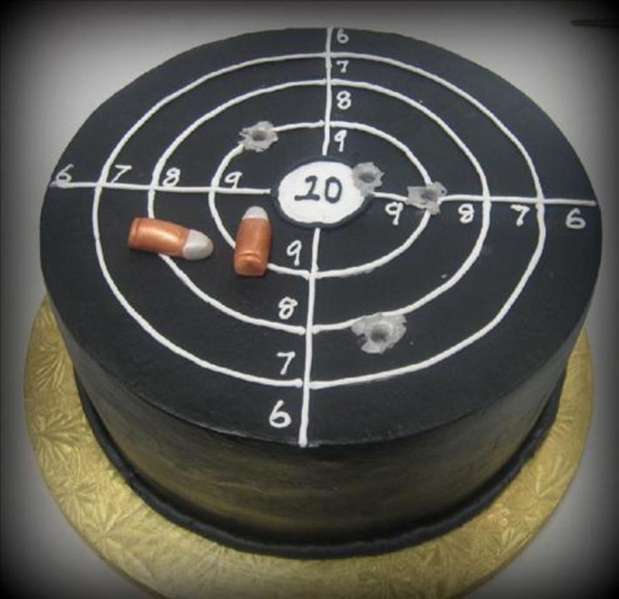 Bullet Birthday Cake