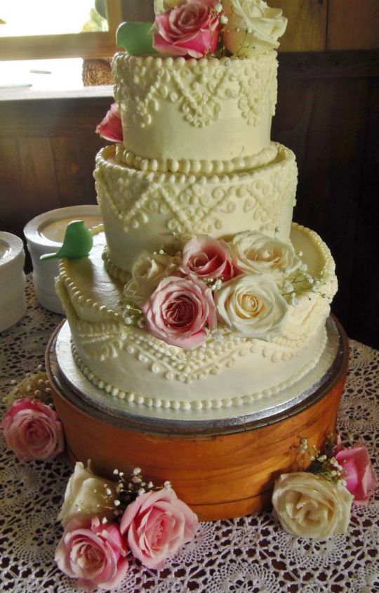 Buttercream Wedding Cake