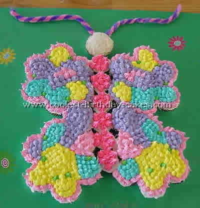 Butterfly Cupcake Cake Birthday Party