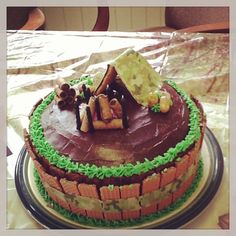 Camping Outdoors Birthday Cake