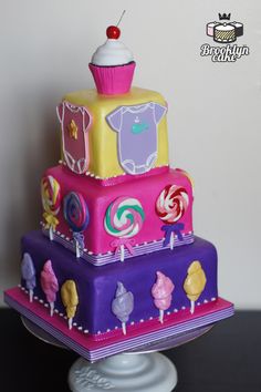 Candy Baby Shower Cake