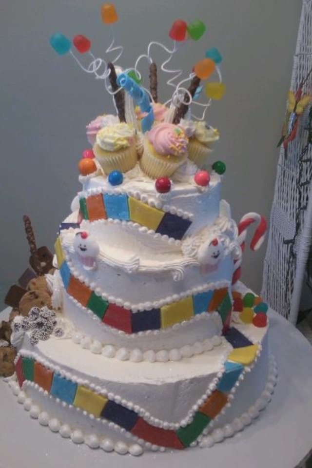 Candy Land Baby Shower Cake