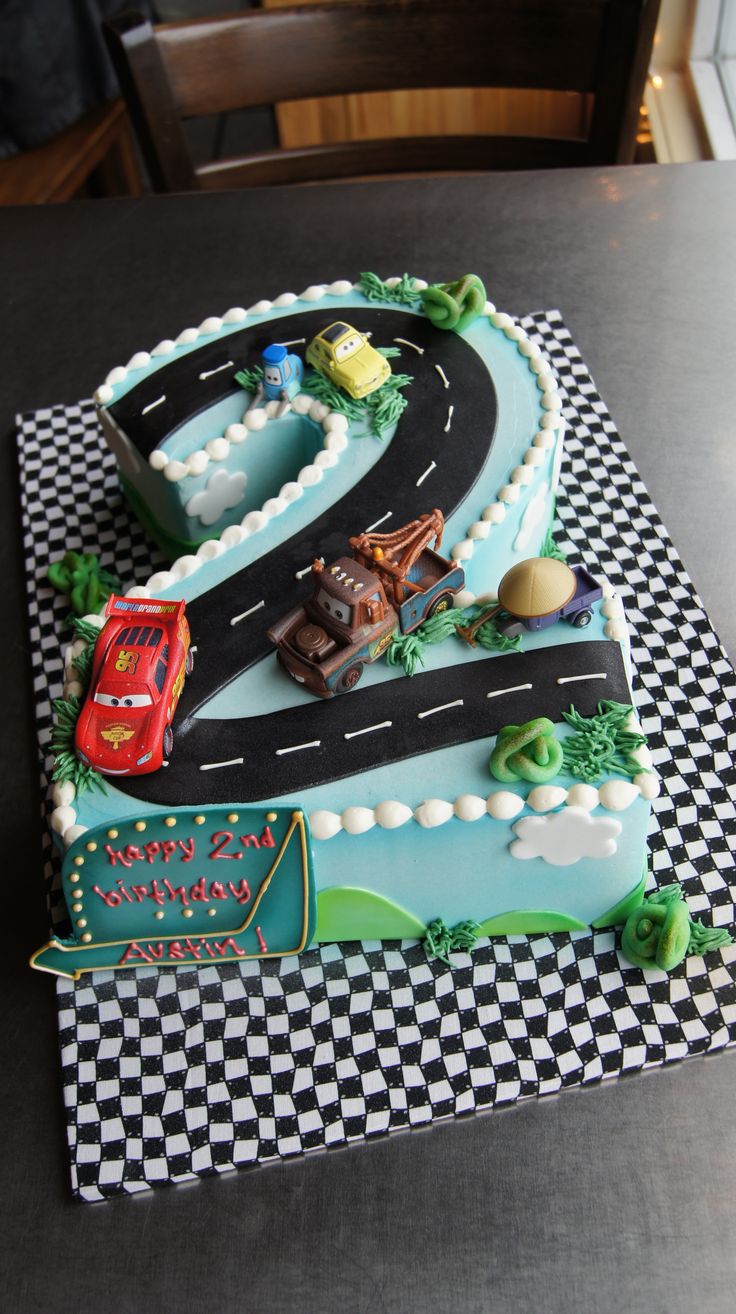 Cars Birthday Cake