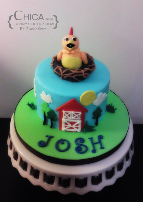 Chica Show Birthday Cake