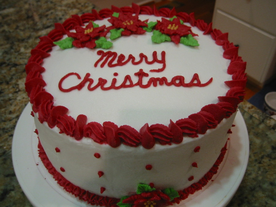 Christmas Cakes with Buttercream