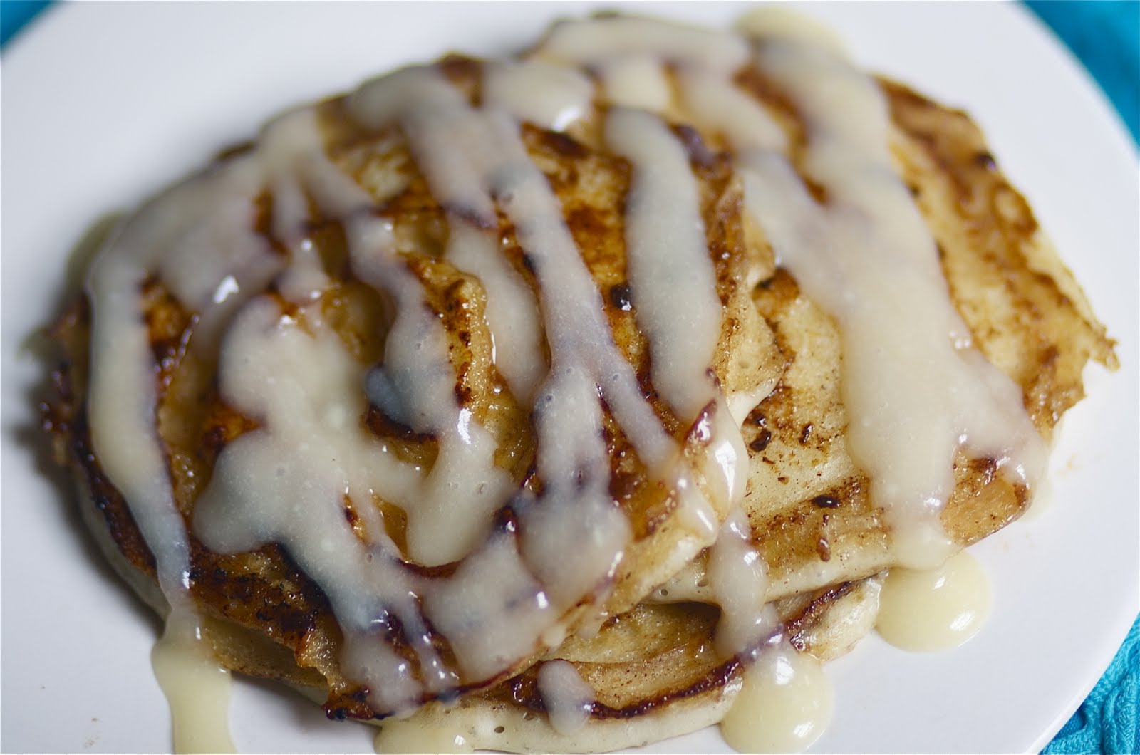 Cinnamon Roll Pancakes