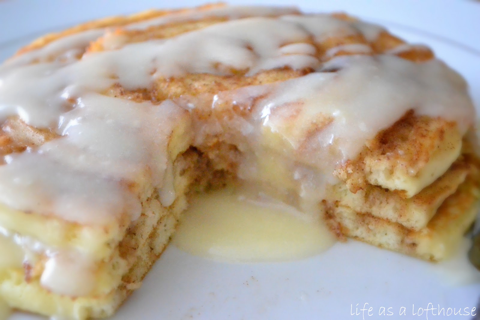 Cinnamon Roll Pancakes