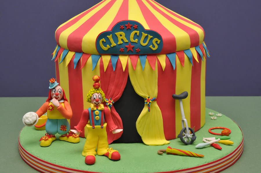 Circus Themed Cake