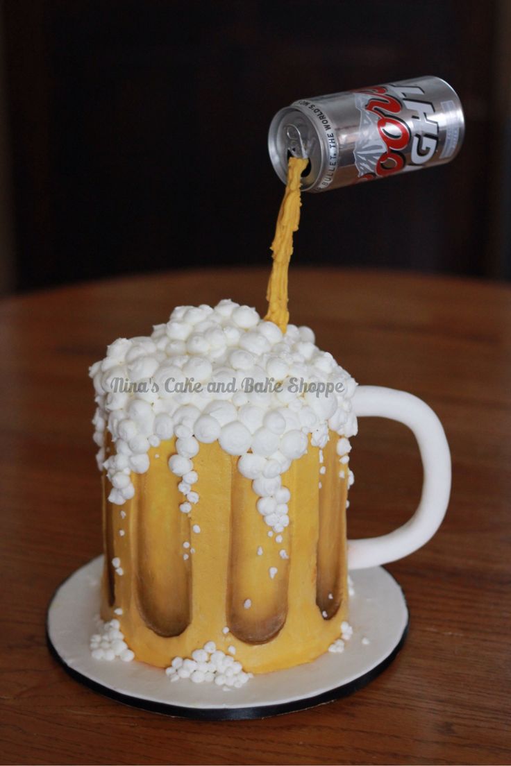 Coors Light Beer Mug Cake