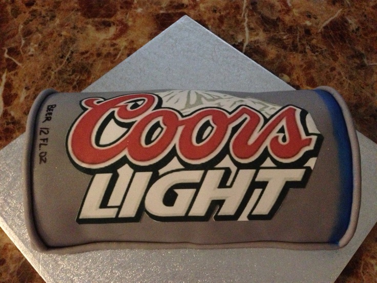 Coors Light Birthday Cake