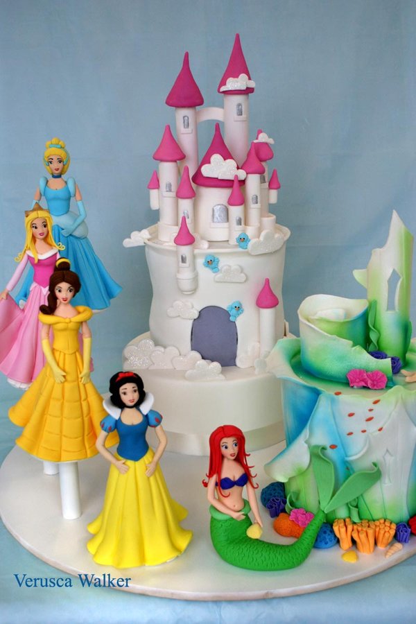 Disney Princess Theme Cake