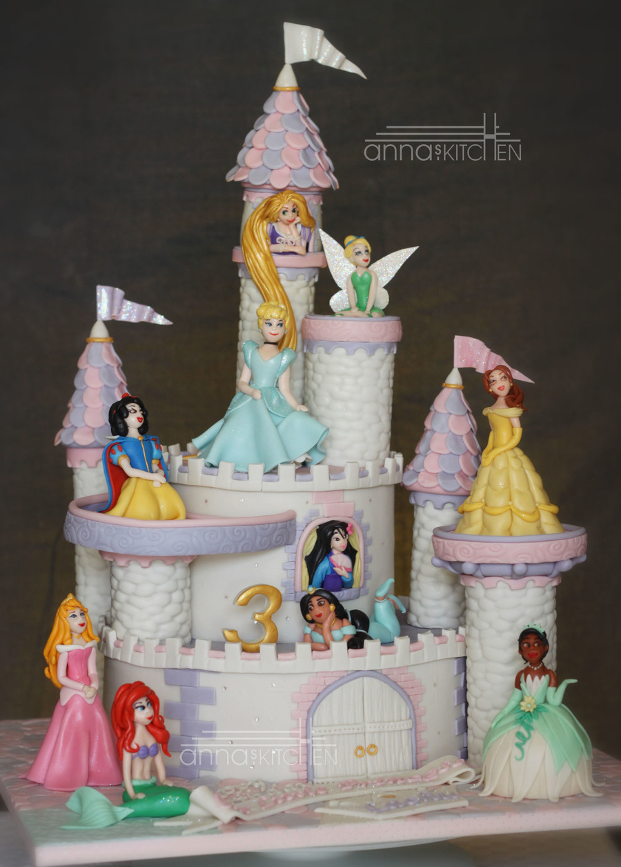 Disney Princess Themed Cake