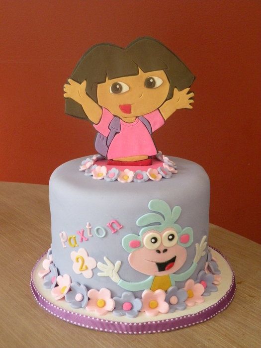 Dora and Boots Cake