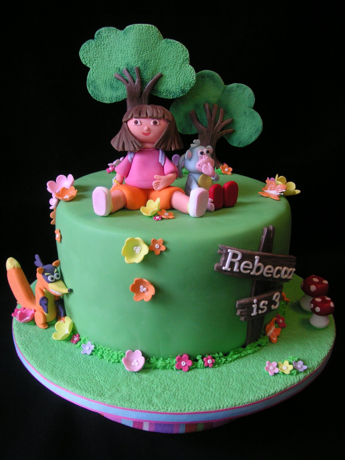 Dora Birthday Cake