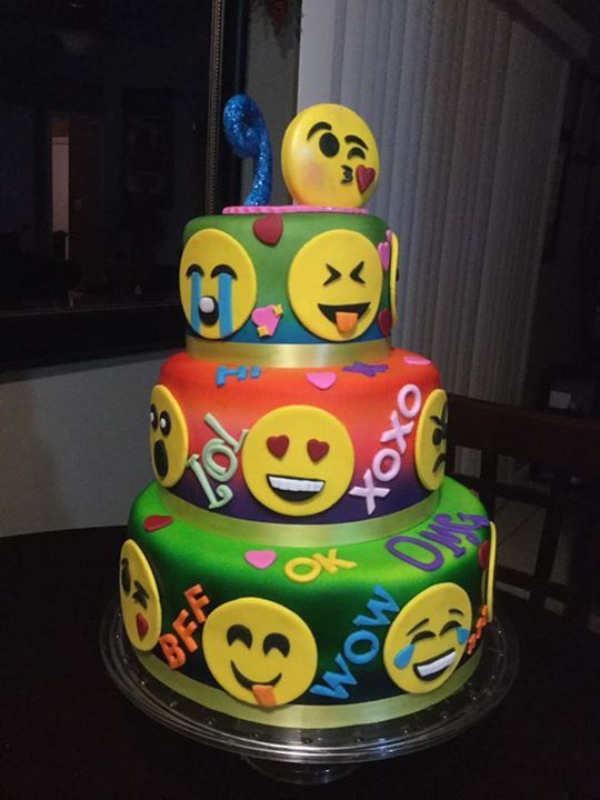 Emoji Birthday Cake Ideas