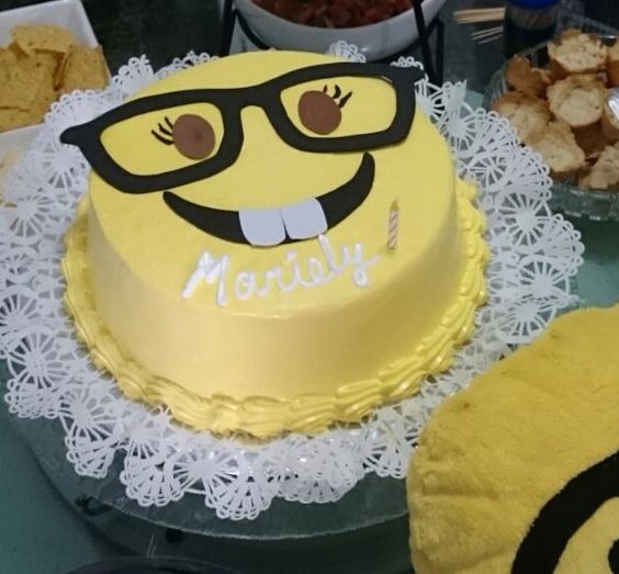 Emoji Birthday Cake