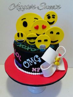 Emoji Birthday Cake