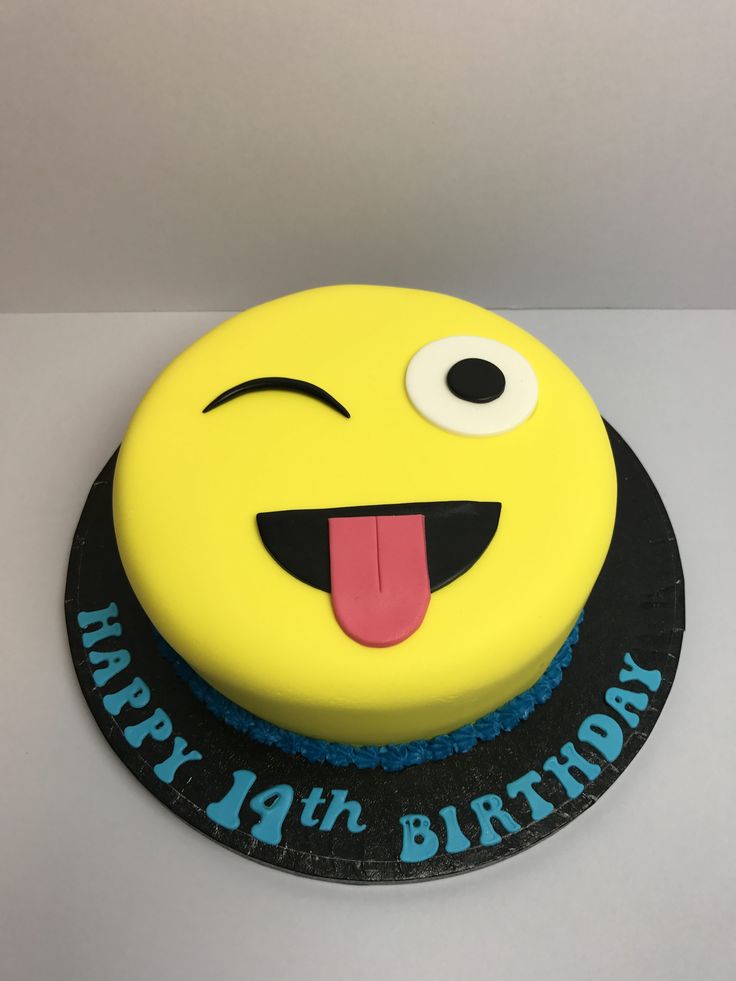 Emoji Birthday Cake