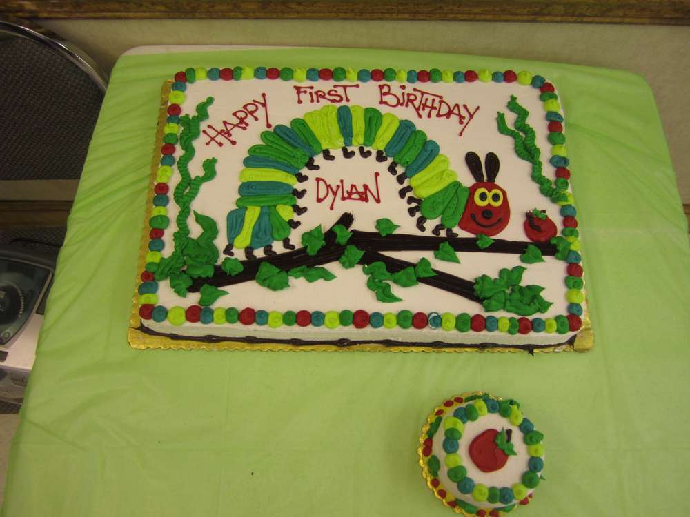 Eric Carle Very Hungry Caterpillar Birthday Cake