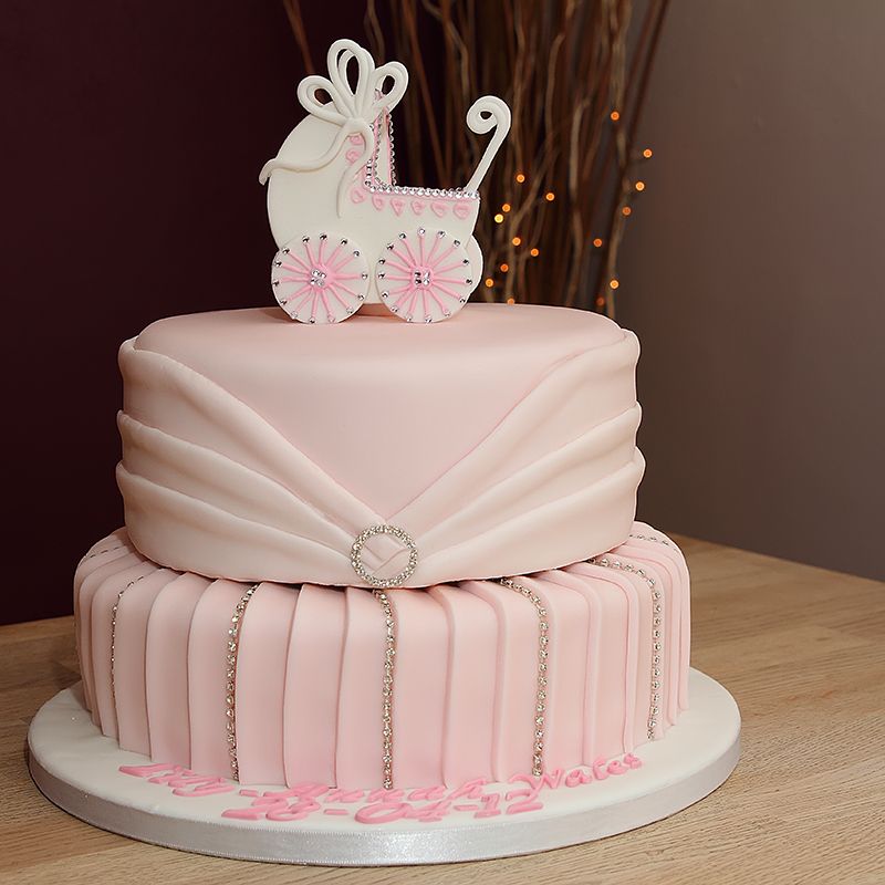 Fancy Girl Baby Shower Cakes